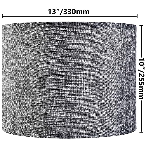 Gray Drum Lamp Shade