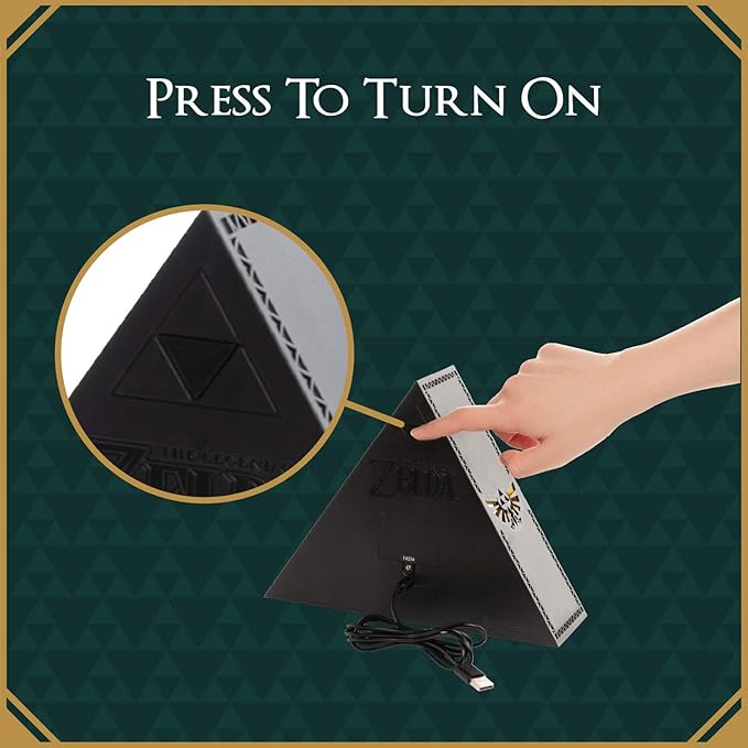Paladone The Legend of Zelda Triforce Night Light - Decorative Lamp