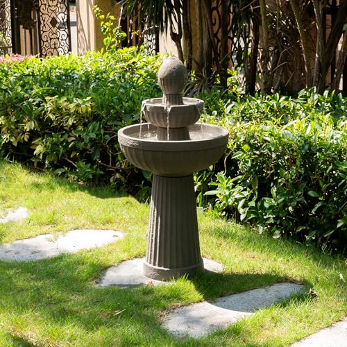 37.80” H Outdoor Water Fountain Made with Eco
