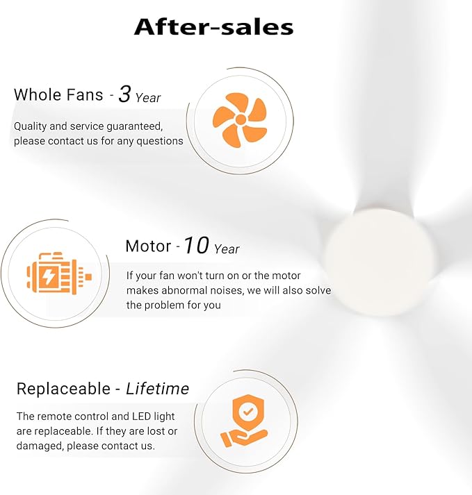 54" Ceiling Fan with Light - Low Profile Flush Mount Ceiling Fan, 6-Speed Remote Control, Solid Wood, Quiet Reversible DC Motor, White/Gold Finish, for Bedroom, Living Room, Porch - Aura Lighting