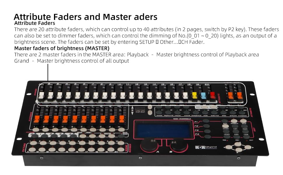 DMX 1024 Stage Light Controller