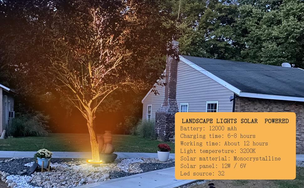 Solar Palm Tree Lights Outdoor