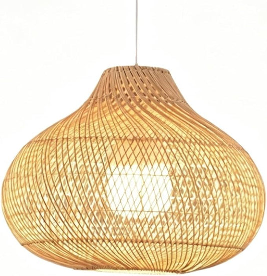 Retro Zen Wabi-sabi Rattan Pendant Light,Hand-Woven Lantern Chandelier,Adjustable Height Wicker Hanging Lamp,Metal Dining Room Fixture for Bedroom Tea Room Hotel Coffee Shop Kitchen Island
