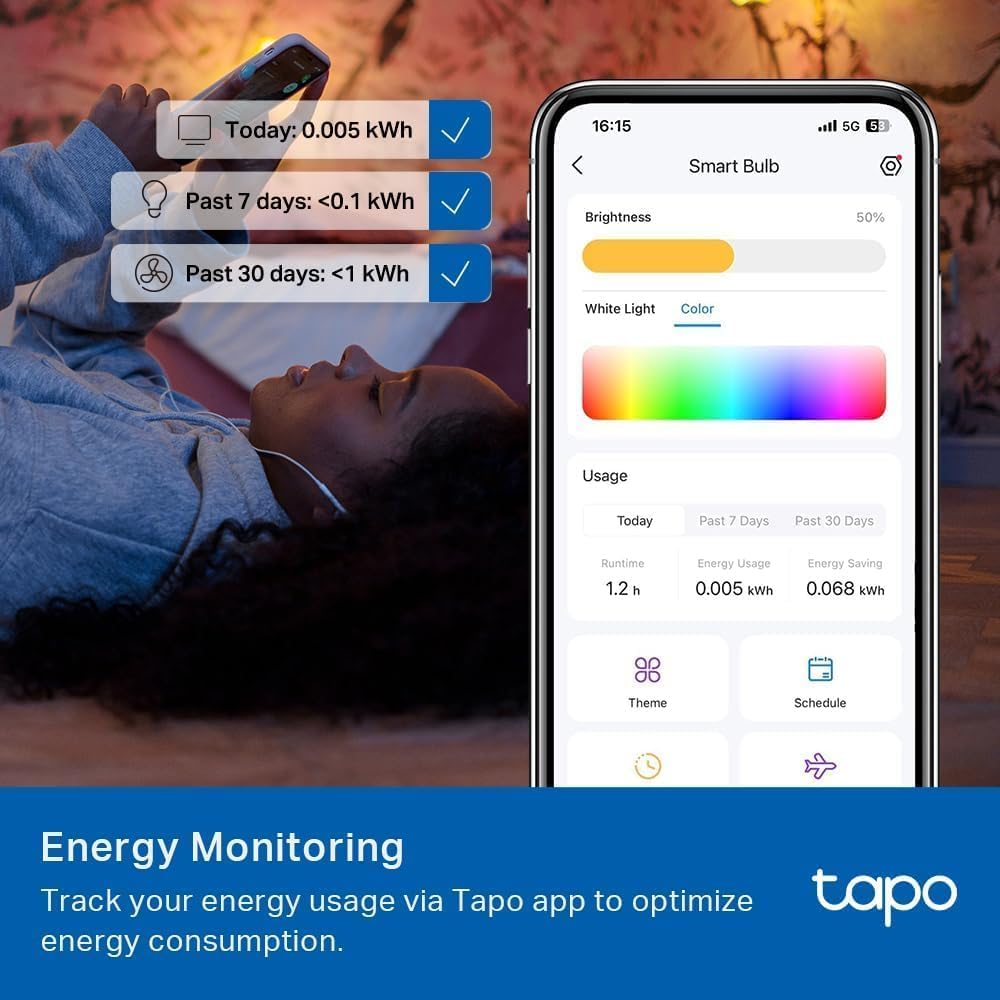 Multicolor Dimmable Smart Light Bulbs