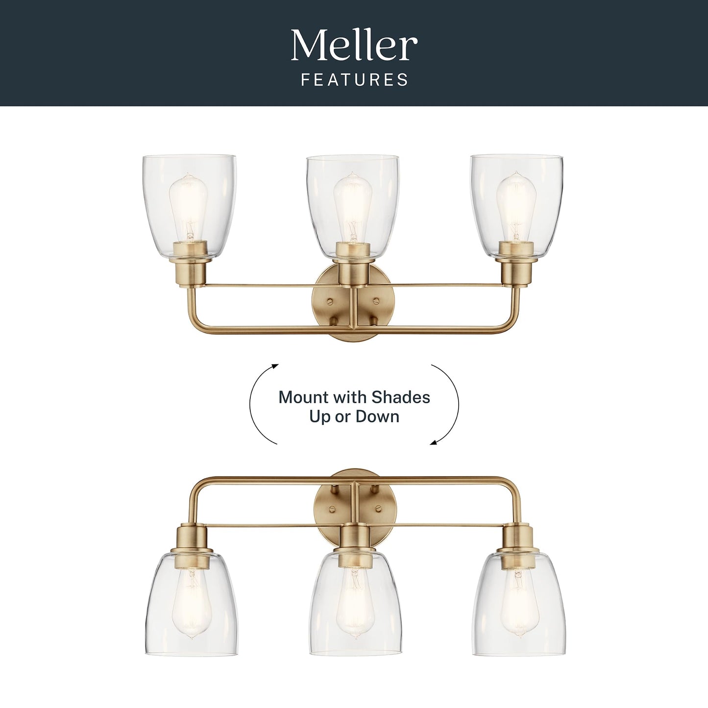 Meller 3 Light Industrial Vanity Light