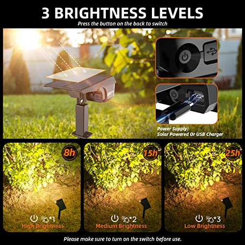 Solar Spot Lights Outdoor Landscape Light