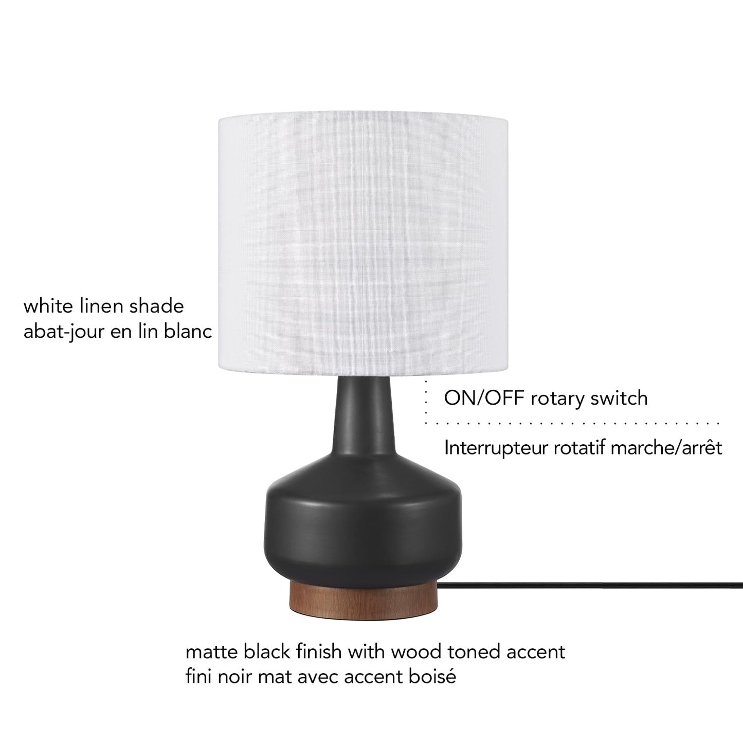 15" Ceramic Table Lamp