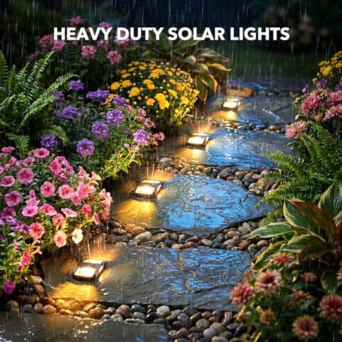 Solar Driveway Lights 4 Pack (4 Count)
