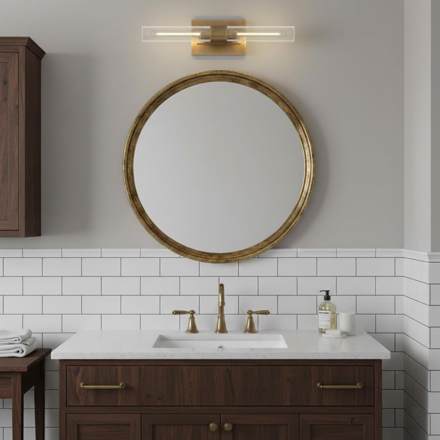 Brass Wall Sconces (2 Count)
