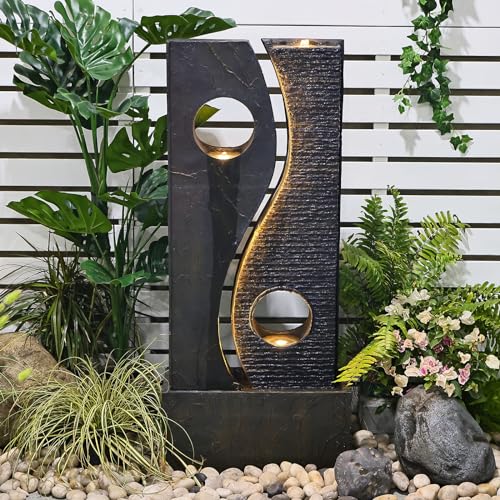 47 inches Water Fountain Outdoor Garden