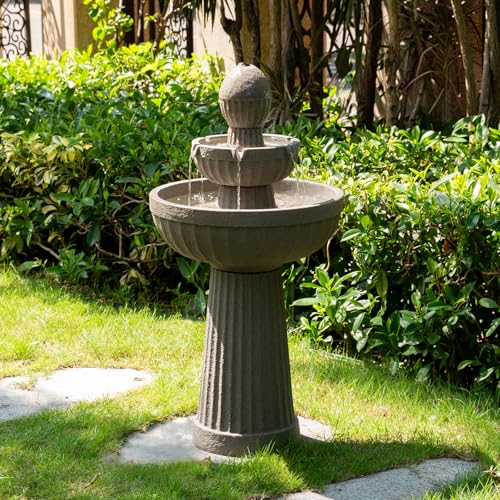 37.80” H Outdoor Water Fountain Made with Eco