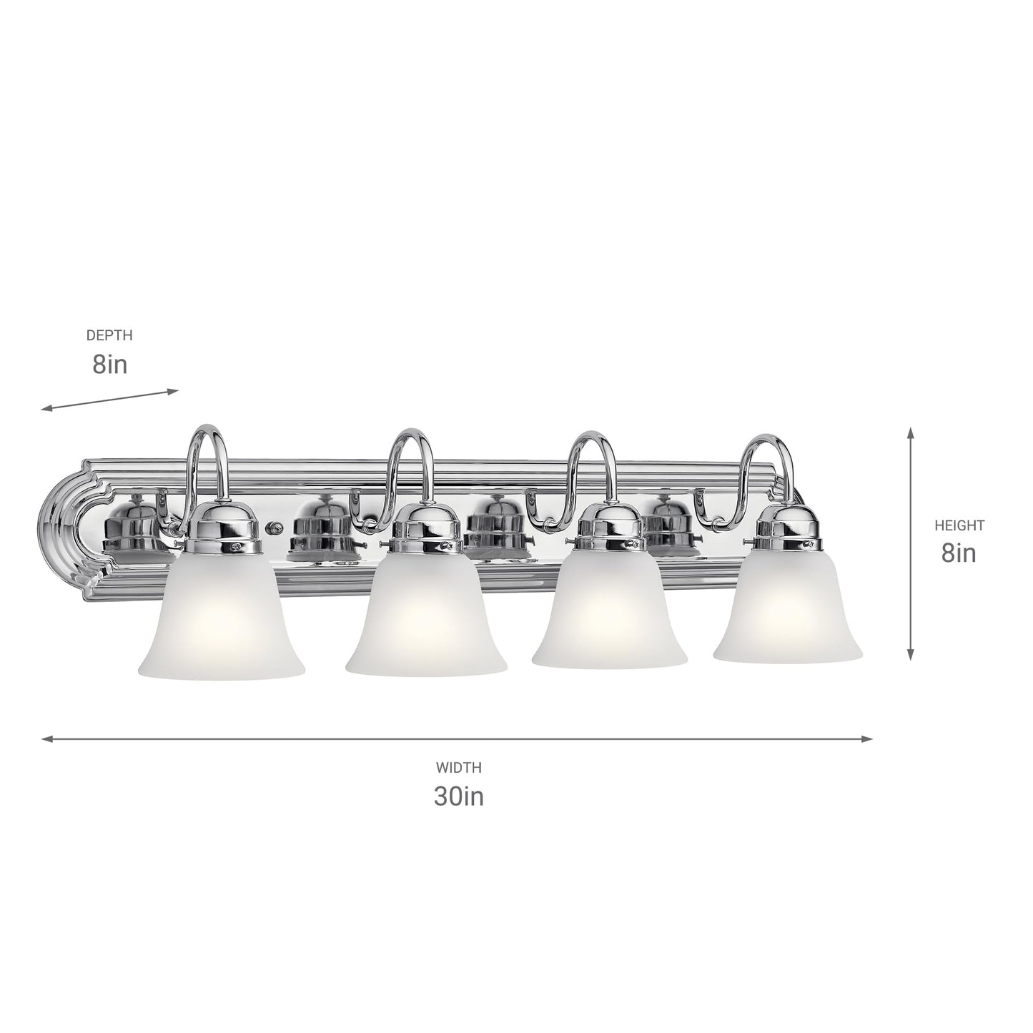 4 Light Bathroom Vanity Light