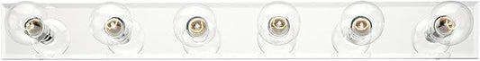 Westinghouse 6645000 6 Light Bathroom Light, Beveled Mirror