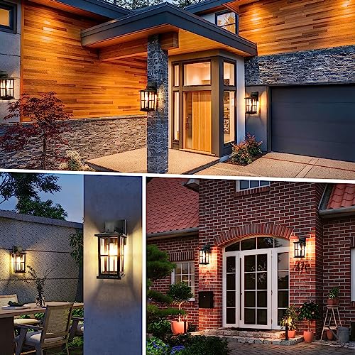 2 Pack Outdoor Wall Light Fixtures (2 Count)