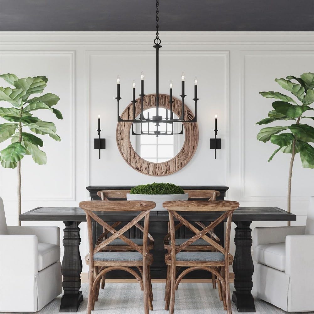 Capital Lighting 437361BI Clint Bold Metal Candle Chandelier