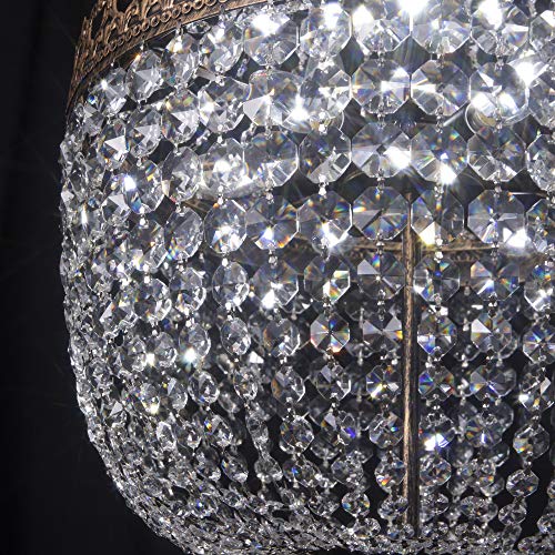 Crystal Chandelier 9 Lights French Empire Dining Room Chandeliers