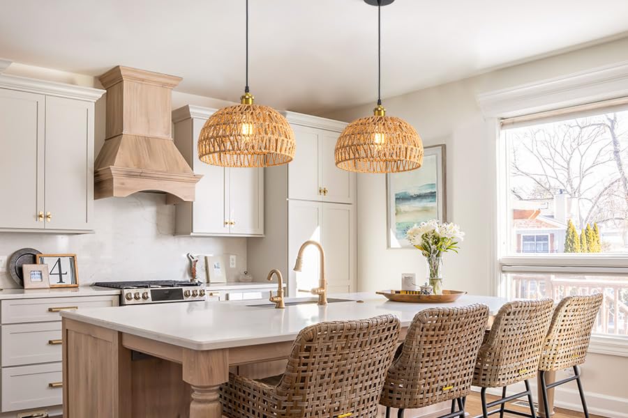 Hanging Lamps Rattan Pendant Light