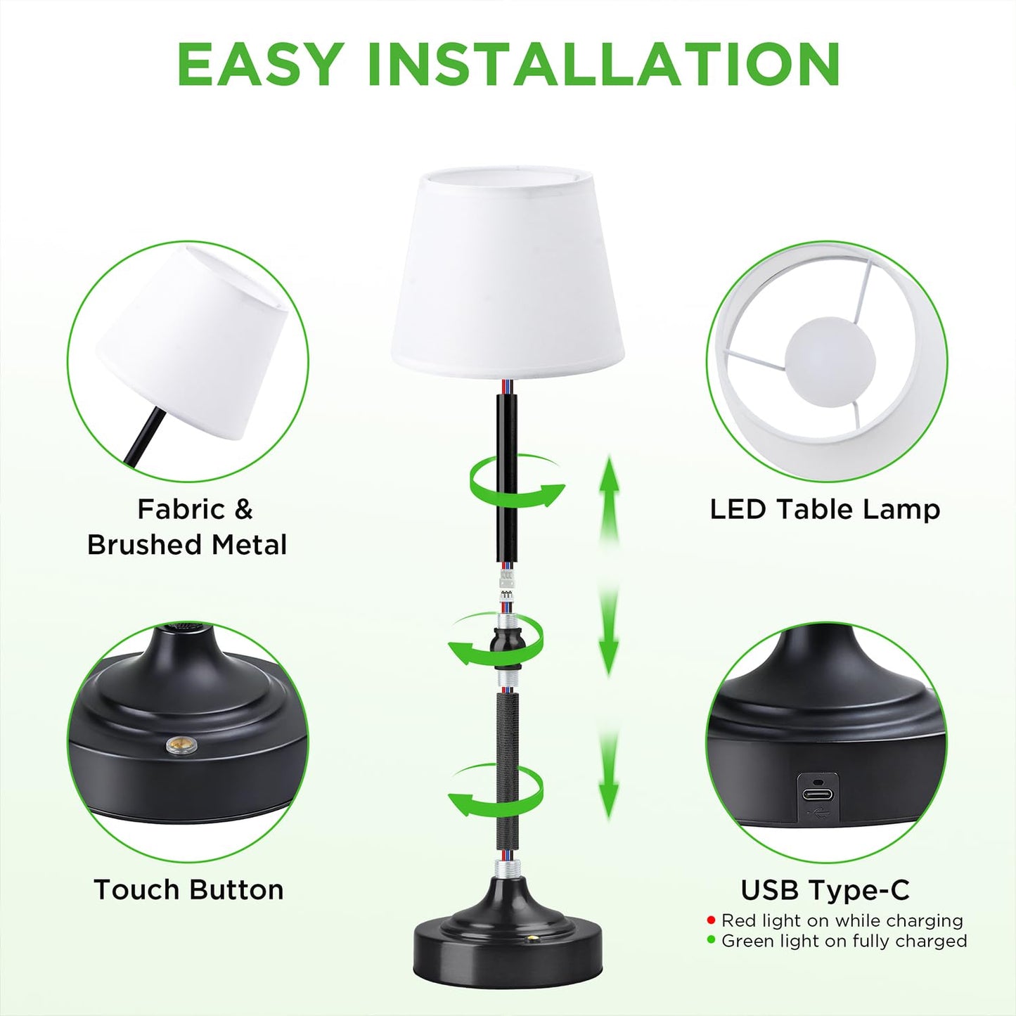 Cordless Table Lamp