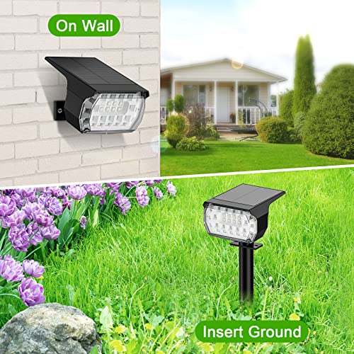 Solar Spot Lights Outdoor Color Changing (8 Count)
