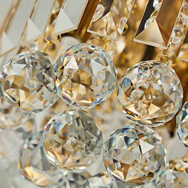 Round Crystal Lamp Chandelier