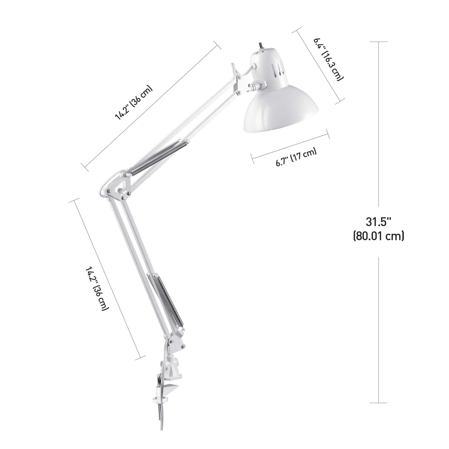 52847 31.5 Inch Swing Arm Clamp