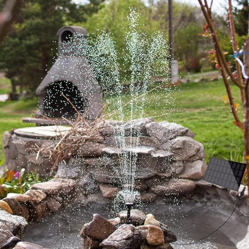 Solar Fountain Pump for Bird Bath (7 Count)