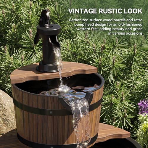 2 Tier Outdoor Water Fountain