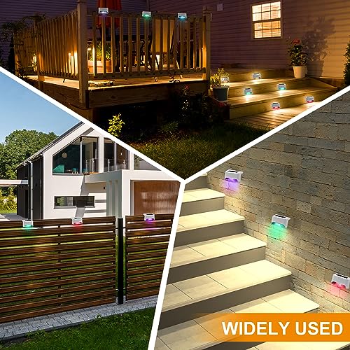 32 Pcs Solar Deck Step Lights Outdoor (32 Count)
