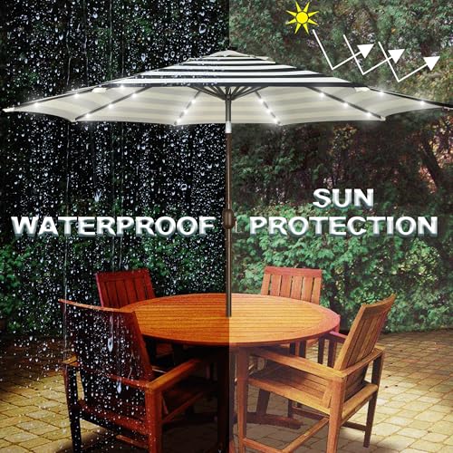 9 ft Solar Umbrella
