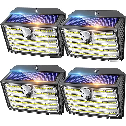 Solar Lights Outdoor [𝟒 𝐏𝐚𝐜𝐤 (4 Count)