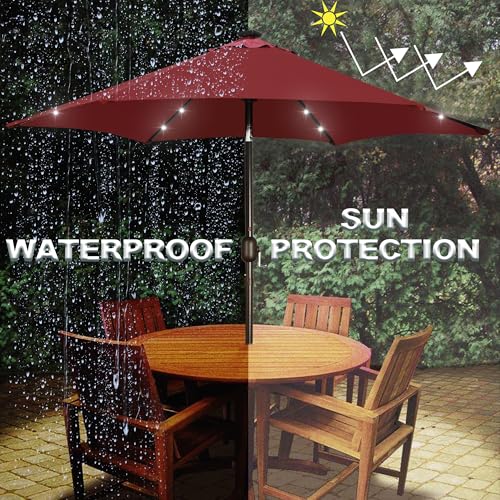 7.5 ft Solar Umbrella