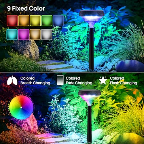 Solar Lights Outdoor 8 Pack (8 Count)