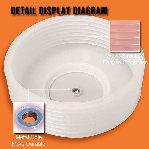 8.25 Hole Saw for Recessed Lights, 8-1/4 Inch Hole Cutter with Dust Bowl Catcher for Led Recessed Lighting 8 Inch and Wood Metal Drywall, Bi-Metal Construction, Orange