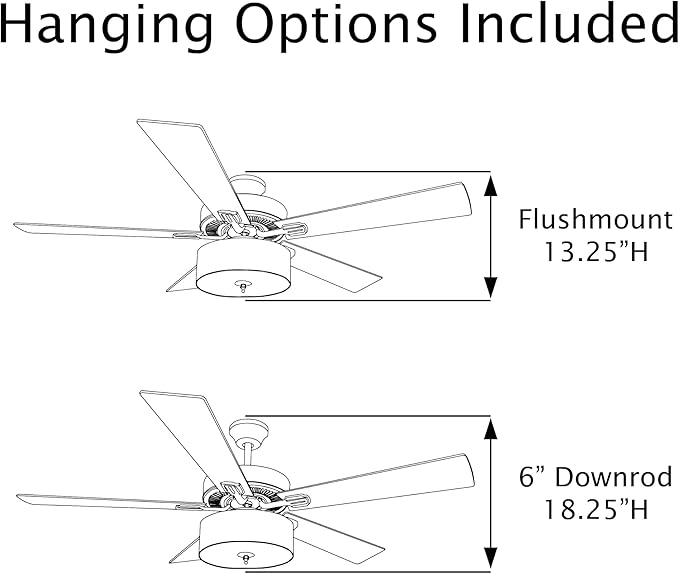 RIVER OF GOODS LED Ceiling Fan with Crystal Chandelier - 52" L x 52" W - Glam Ceiling Fan with Lights