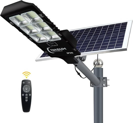 600W Solar Flood Street Lights Outdoor,Solar Security Lights 30000 Lumens Dusk to Dawn Solar Powered Led Lighting IP66 Waterproof Pole Light with Motion Sensor for Parking Lot,Stadium,Garden,Yard