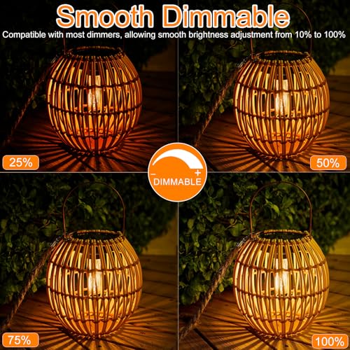 6 Pack Dimmable E12 LED Edison Candelabra Bulbs 40 Watt (6 Count)
