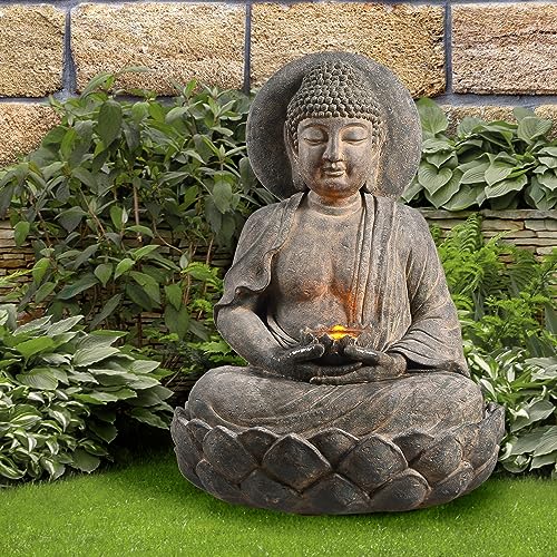 Buddha Zen Statue Water Fountain