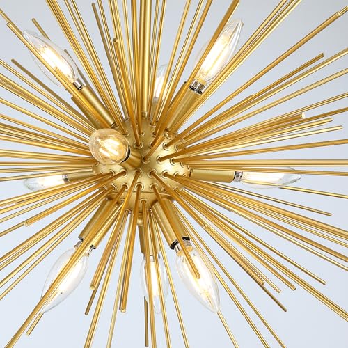 33in Modern Gold Sputnik Chandelier