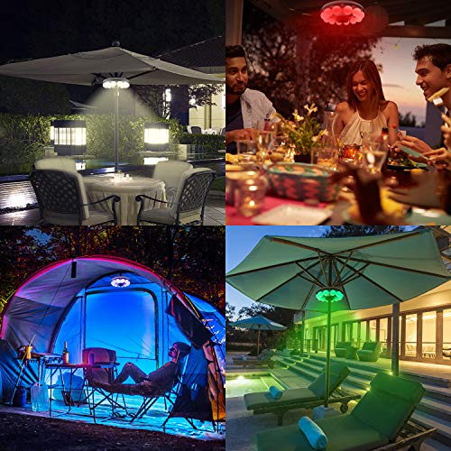Patio Umbrella Light Outdoor with RF Remote Controll