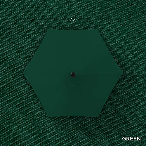 7.5ft Solar Umbrella LED Lighted Patio Umbrella