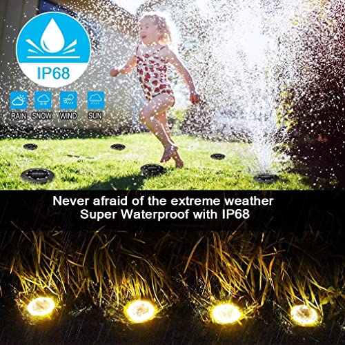 Solar Powered Ground lights 12 Pack (12 Count)