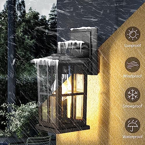 2 Pack Outdoor Wall Light Fixtures (2 Count)