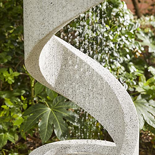 Outdoor Water Fountain with LED Light