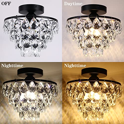 Mini Crystal Chandelier Ceiling Light Small