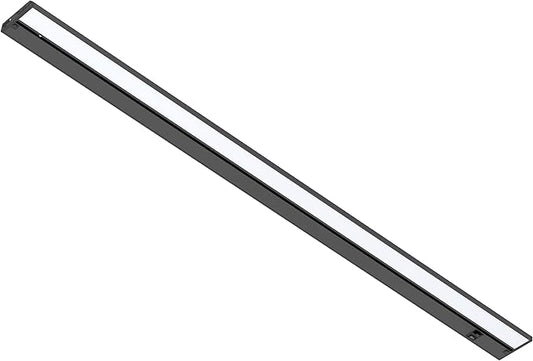 LAGOM Halo Under Cabinet Light, 40‑Inch Hardwired Dimmable LED, 2700K/4000K/5000K, Power Cord Sold Separately, Black, UC0140BK27