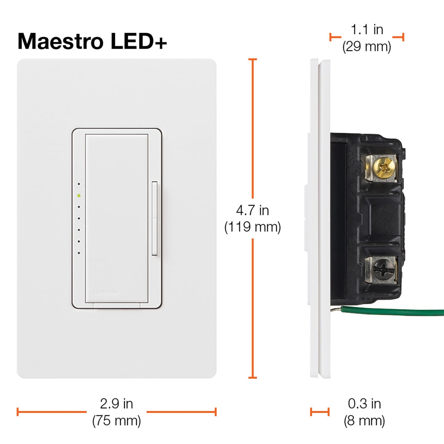 Maestro LED+ Dimmer Switch