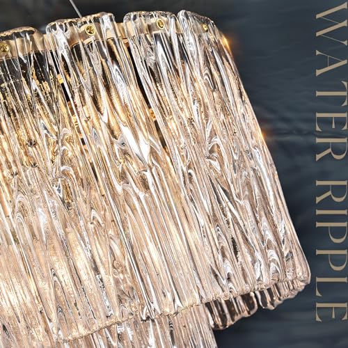 Modern 20" Crystal Glass Chandelier 7