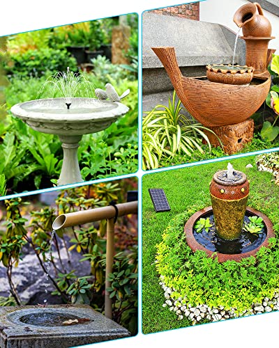 Solar Fountain for Bird Bath