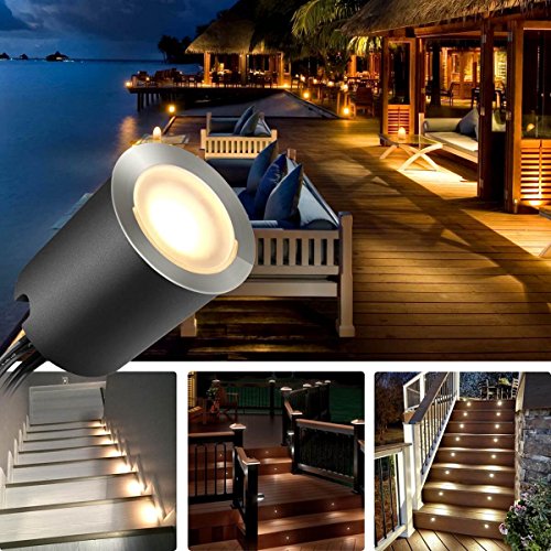 Recessed LED Deck Light Kits with Protecting Shell φ32mm (16 Count)