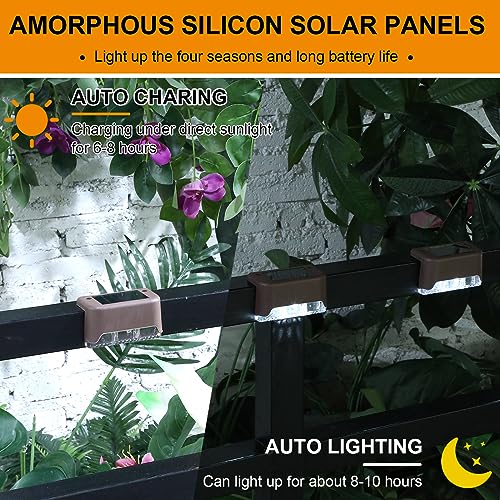 32 Pcs Solar Deck Step Lights Outdoor (32 Count)